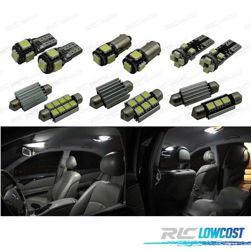 KIT 17 Bombillas LED Interior Mercedes Clase E W211 E55amg E320 02-08 | TDH Performance