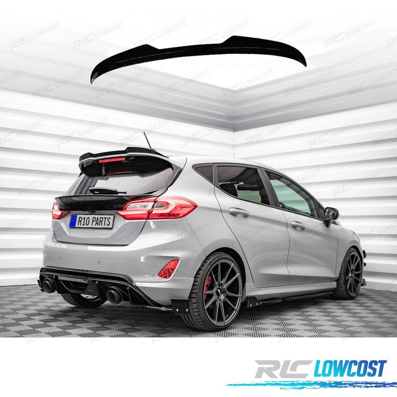 Aleron Spoiler FORD Fiesta MK7 17-23 Negro Brillo | TDH Performance