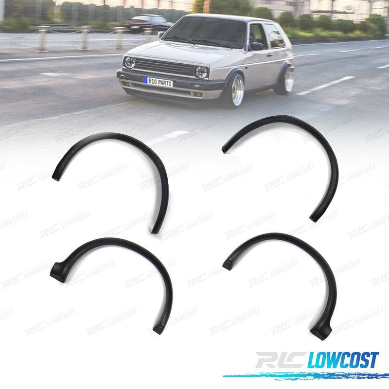 Aletines PASE Rueda PARA Volkswagen VW GOLF MK2 SIN Moldura