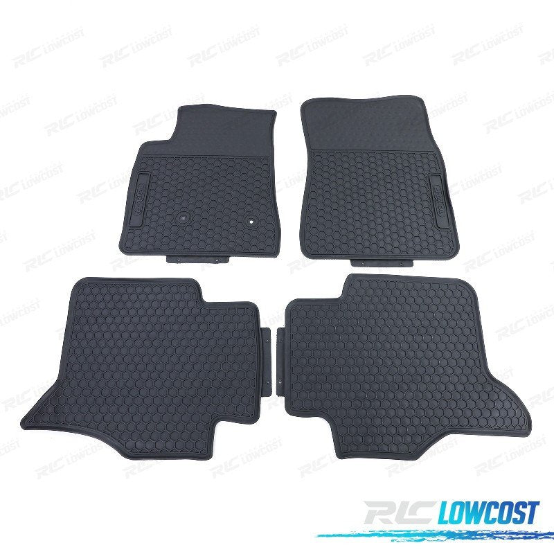 Alfombrillas GOMA Mitsubishi Pajero 4 07- 4 Piezas