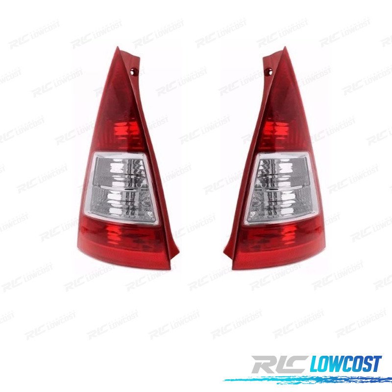 Pilotos PARA Citroen C3 02-10 ROJO Blanco