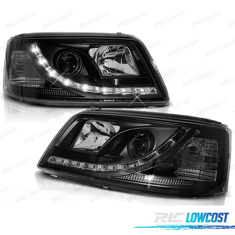 Faros PARA Volkswagen VW T5 03-09 Daylight Negros