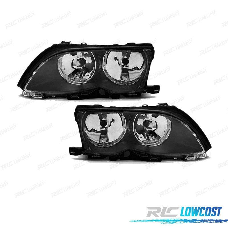 Faros BMW E46 01-05 Fondo Negro | TDH Performance