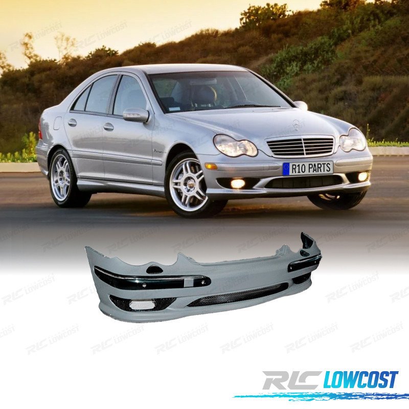 Paragolpes Delantero Mercedes W203 00-04 LOOK AMG PDC SRA | TDH Performance