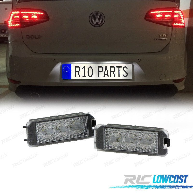 Luces Matrícula LED Volkswagen VW GOLF IV V VI VII Passat NEW Beatle Volkswagen VW EOS Volkswagen VW Phaeton | TDH Performance