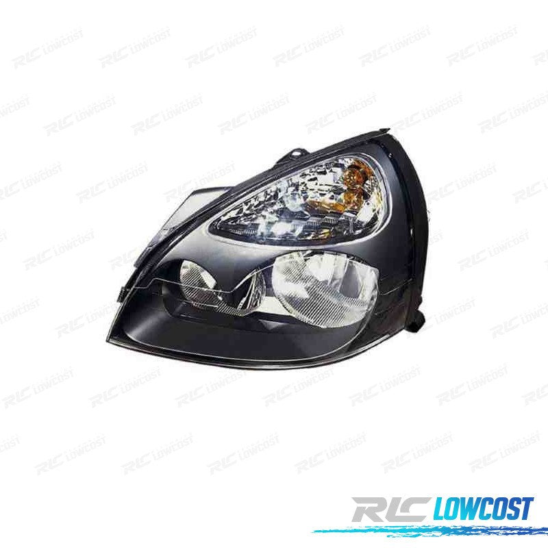 FARO IZQ Renault CLIO II 01-05 Negro