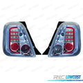 Pilotos FIAT 500 07- LED Fondo Cromo | TDH Performance