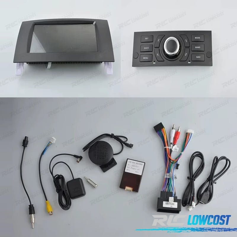 Radio GPS Android 14 PARA Peugeot 407 04–10