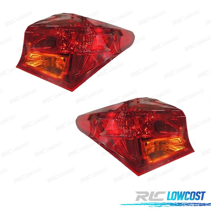 Pilotos Toyota Auris 5P 13-15 Ambar ROJO