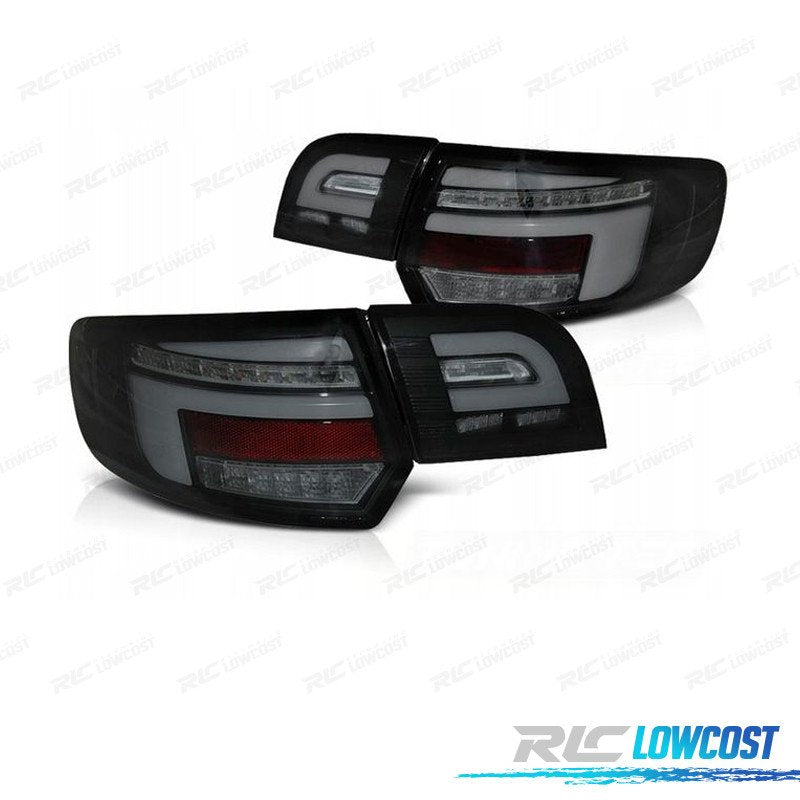 Pilotos AUDI A3 8P 03-08 Cromo Borde Negro | TDH Performance