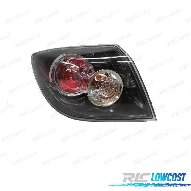 Piloto IZQ PARA Mazda 3 Hatchback 5P 03-09 Blanco ROJO