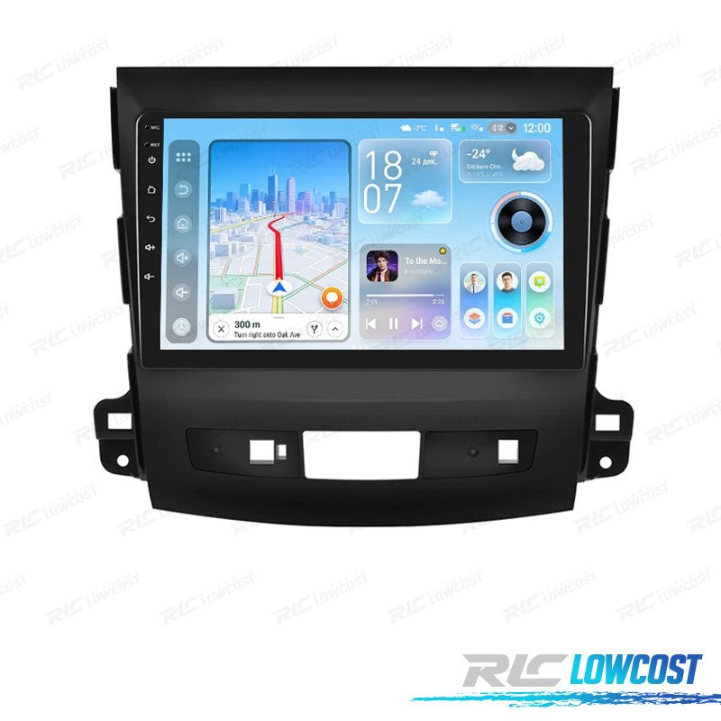 Radio GPS Android 13 Peugeot 4007 07-12