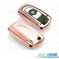 Funda Carcasa Llave BMW Cuadrada EN ORO ROSA