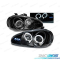 Faros OJOS Angel Mazda MX3 91-98 Fondo Negro | TDH Performance