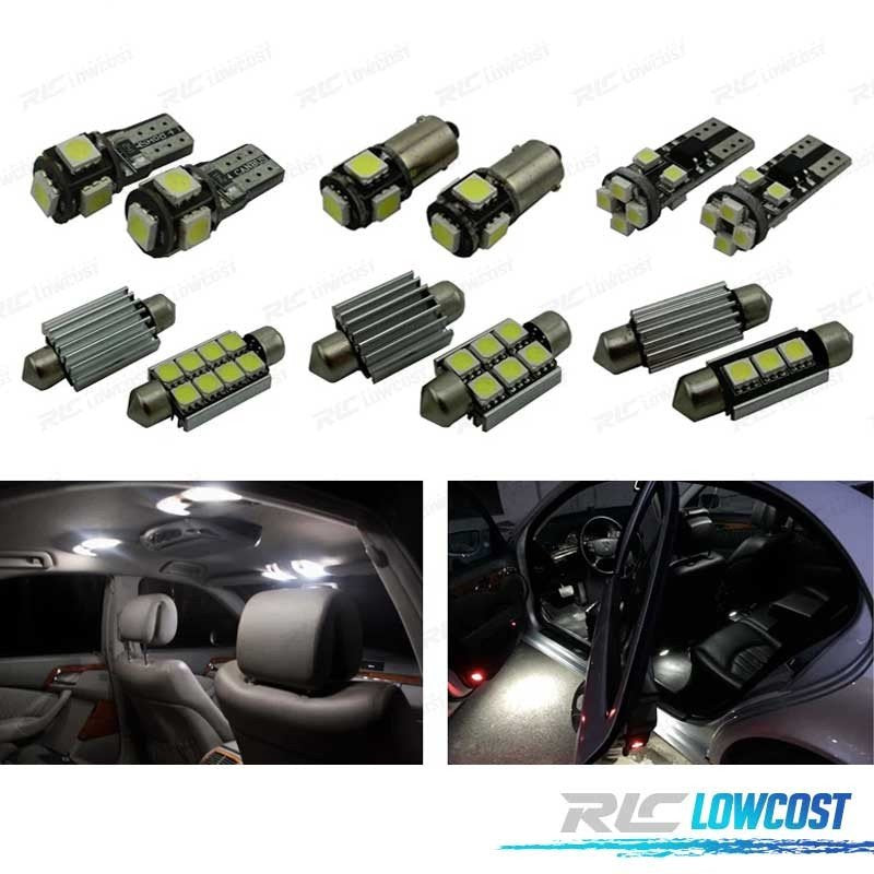 KIT 25 Bombillas LED Interior Mercedes CLS C218 W218 Cls350 Cls500 Cls550 Cls63 AMG 11- | TDH Performance