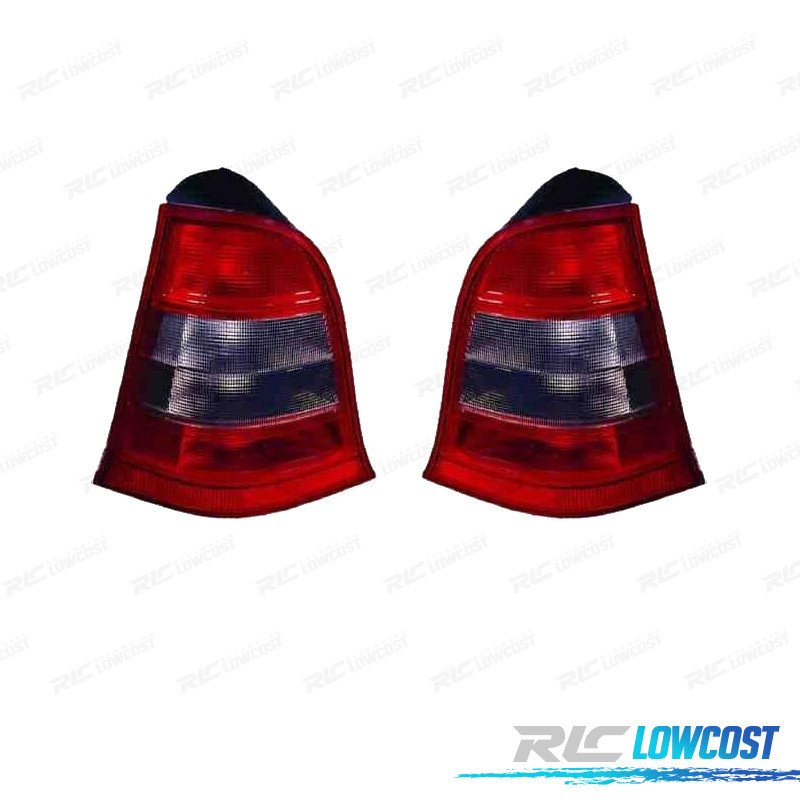 Pilotos PARA Mercedes Clase A W168 97-01 Ahumado ROJO