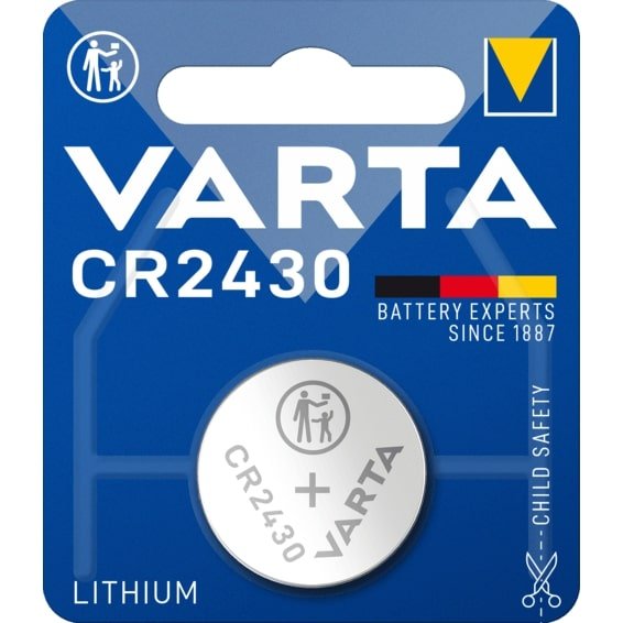 BL 1 UD VARTA CR-2430 LITIO 3V Accesoires VOITURE ELECTRÓNICA