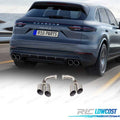 Colas Escape Porsche Cayenne 17- LOOK S Silver MATE | TDH Performance