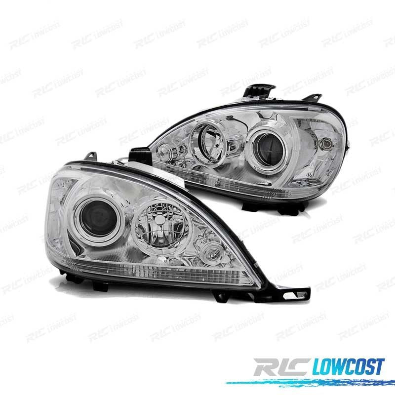 Faros Mercedes W163 98-01 Cromado
