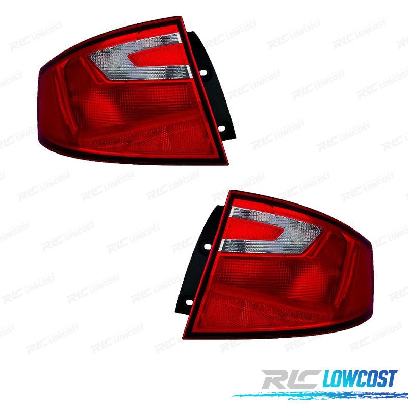 Pilotos PARA SEAT Toledo IV 12- Blanco ROJO
