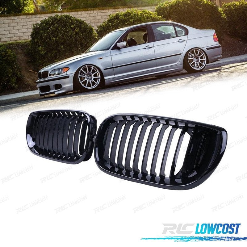 Parrilla BMW E46 Berlina Touring 01-05 Negro Brillo | TDH Performance