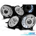Faros Mercedes W211 02-06 LED Cromados | TDH Performance