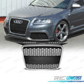 Parrilla AUDI A3 8P 8PA 05-08 Negro Cromo MATE | TDH Performance