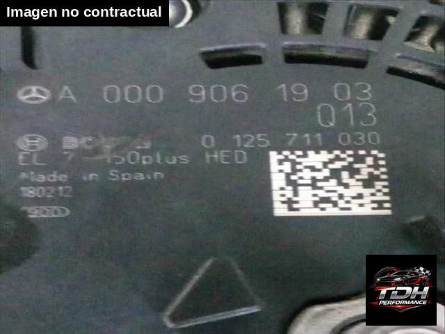 Alternador Mercedes-Benz Clase A 140 (2012) Ref. 0125711030