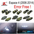 KIT 23 Bombillas LED Interior 06-14 Renault Espace 4 IV MK4 | TDH Performance