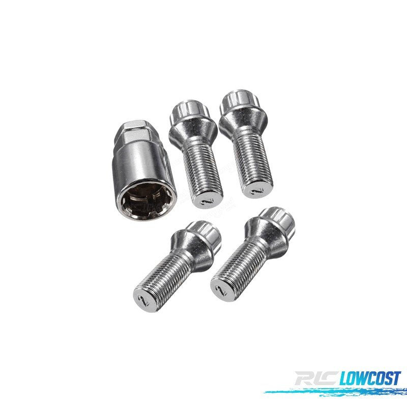 Tornillos Antirrobo Cortos 12x125 Cónico