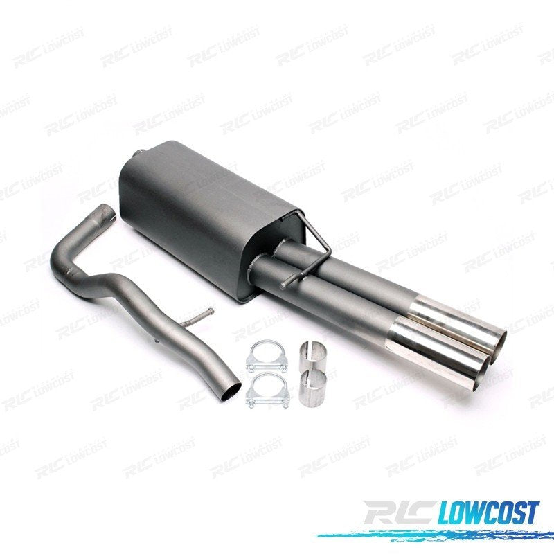 Silencioso Escape PARA Volkswagen VW BORA 1998-2005 X2 | TDH Performance