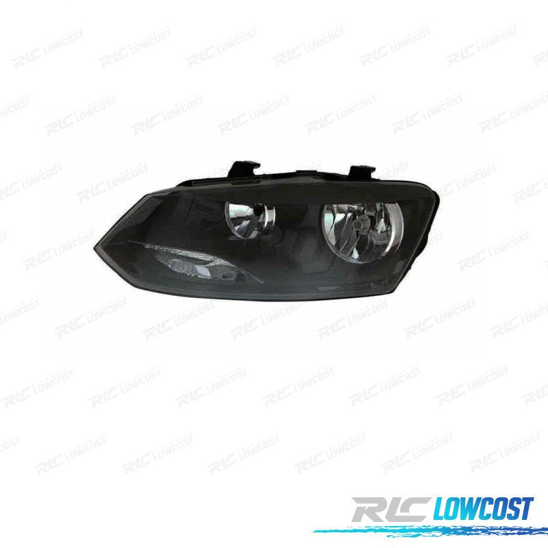 FARO IZQ VW Volkswagen POLO 6R 09-14 Negro