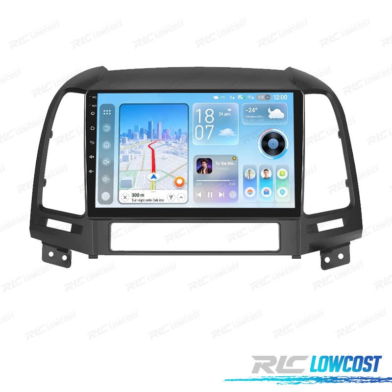 Radio GPS Android 13 Hyundai Santa FE 06-12