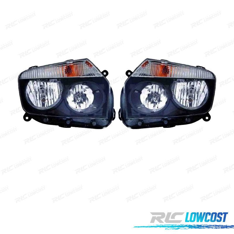 Faros PARA Dacia Duster 10- Fondo Negro | TDH Performance