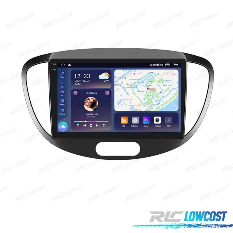Radio GPS Android 13 Hyundai I10 10-