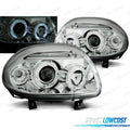 Faros PARA Renault CLIO I 98-01 OJOS Angel Cromados | TDH Performance