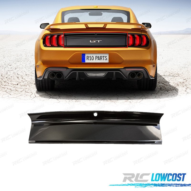 TAPA DEL Maletero FORD Mustang 15-23 LOOK GT Negro Brillo | TDH Performance