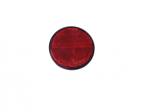 Caja 10 catadióptricos redondos adhesivos rojos Accesoires VOITURE ILUMINACIÓN Y SEÑALIZACIÓN