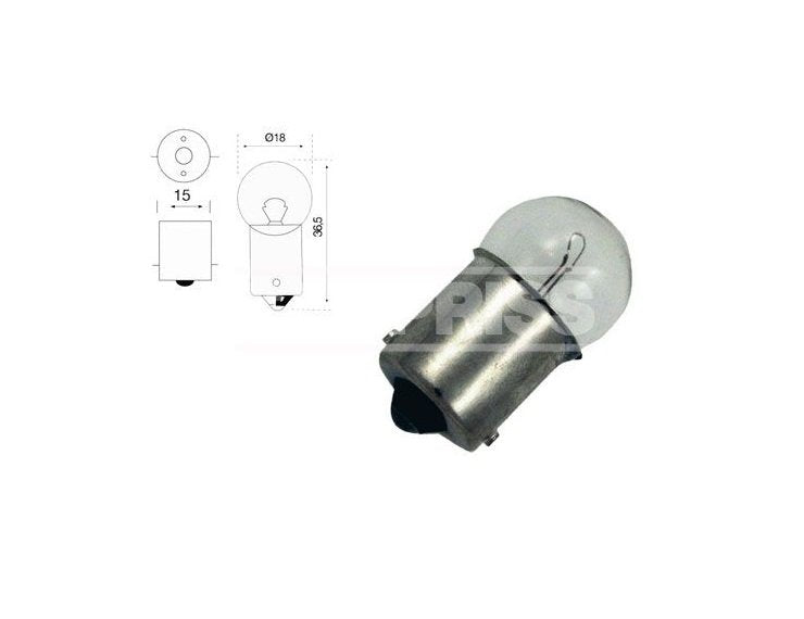 CAJA 10 LAMPARA MATRICULA 24V5W Accesoires VOITURE ILUMINACIÓN Y SEÑALIZACIÓN