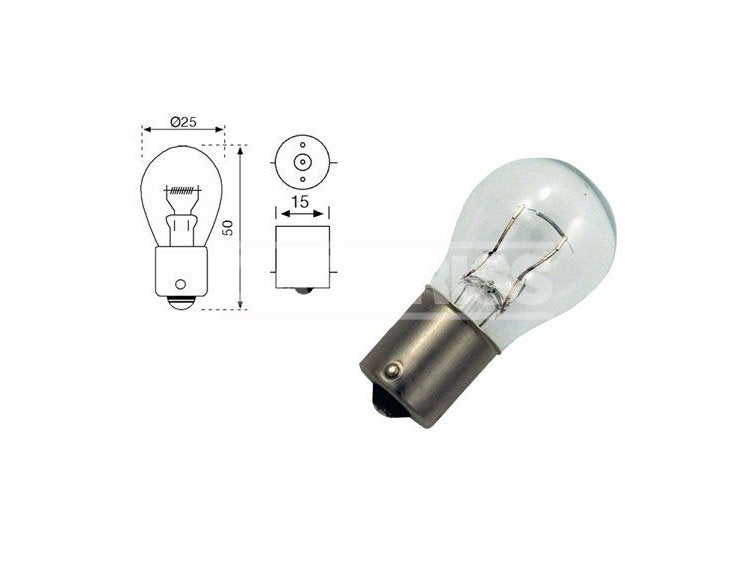 CAJA 10 LAMPARAS 1 POLO 24V 21W Accesoires VOITURE ILUMINACIÓN Y SEÑALIZACIÓN