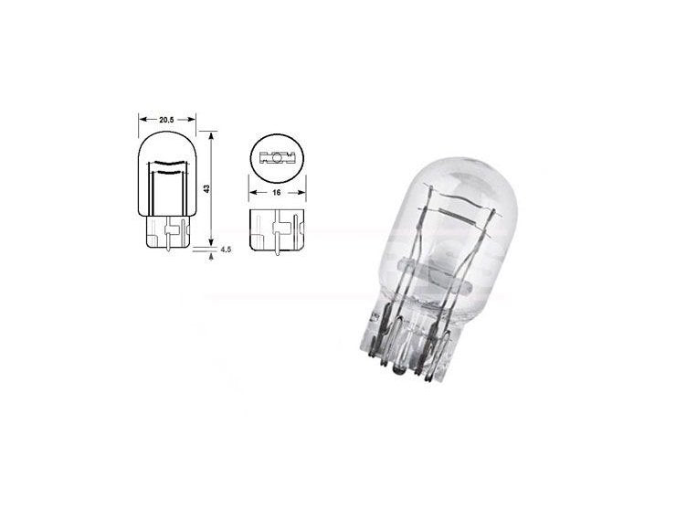 CAJA 10 LAMPARAS SIN CASQUILLO 12V 21-5W Accesoires VOITURE ILUMINACIÓN Y SEÑALIZACIÓN