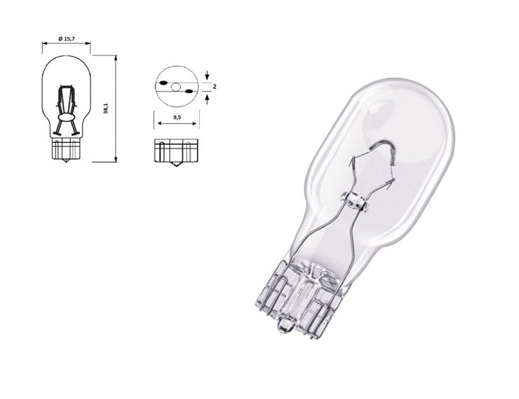 CAJA 10 LAMPARAS SIN CASQUILLO 12V 16W Accesoires VOITURE ILUMINACIÓN Y SEÑALIZACIÓN