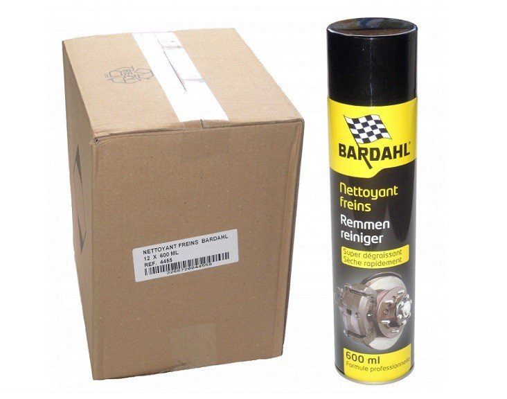 Caja 12 latas de aerosol limpiador de frenos Bardahl Accesoires VOITURE MANTENIMIENTO Y HERRAMIENTAS