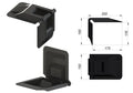 CANTONERA PLASTICO NEGRO P-BOBINA Accesoires VOITURE COMPLEMENTO INTERIOR