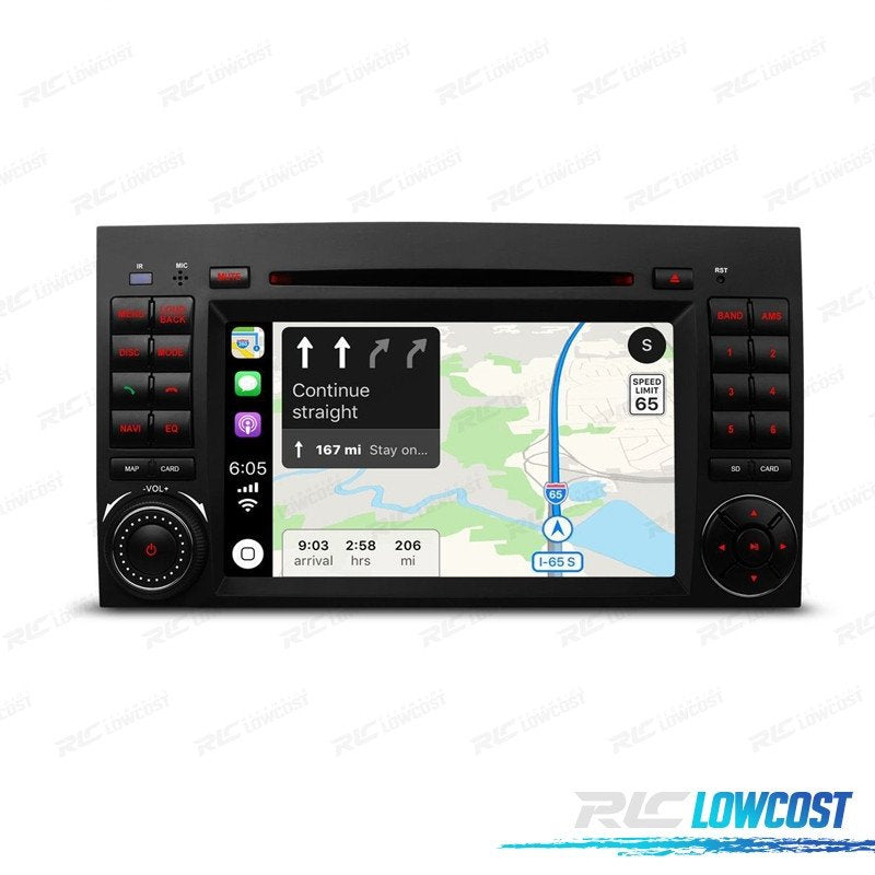 Radio GPS Android 11 PARA Mercedes USB Tactil HD