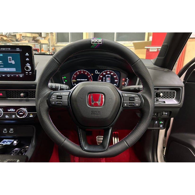 Llanta / Volante deportivo - HKS Limited Edition Steering Wheel Honda Civic Type R FL5 Leather 22-25