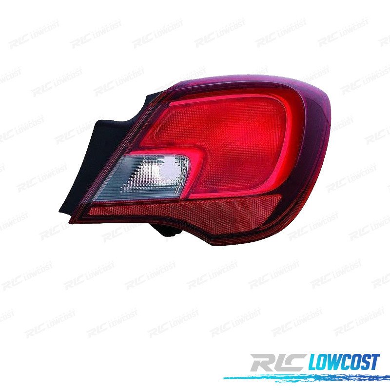 Piloto DCH PARA OPEL Corsa E 3P 15-19 Blanco ROJO