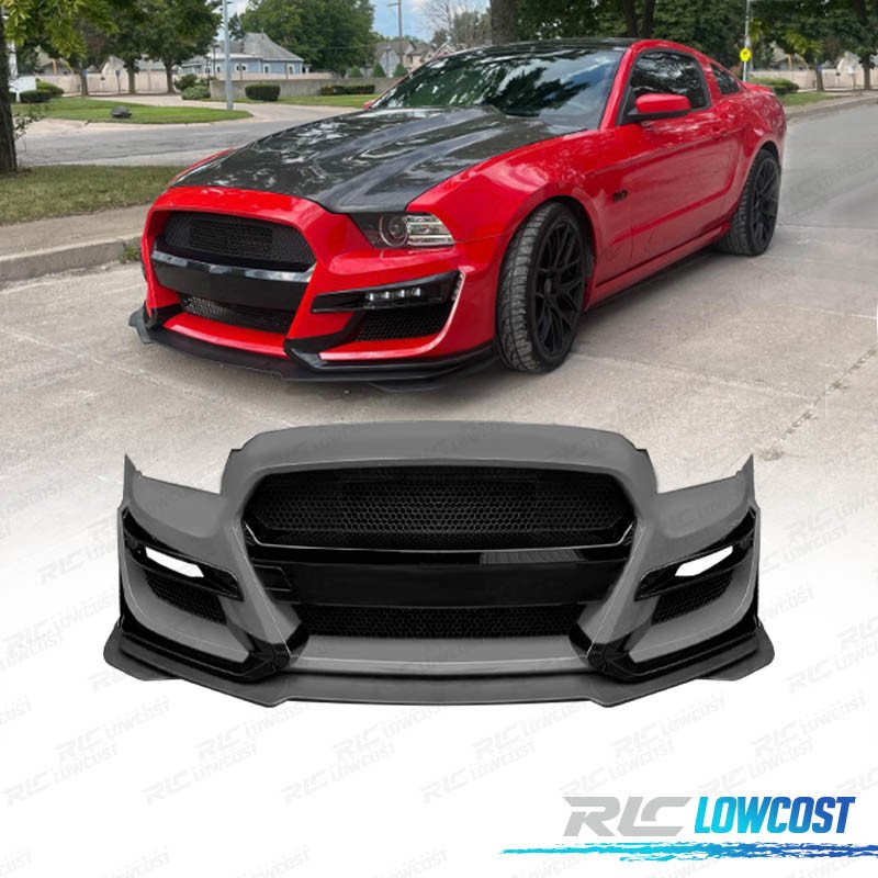 Paragolpes Delantero FORD Mustang V6 GT 10-14 LOOK Gt500 2018 | TDH Performance