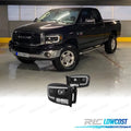Faros PARA Dodge RAM 06-08 LUZ Diurna LED Negro | TDH Performance