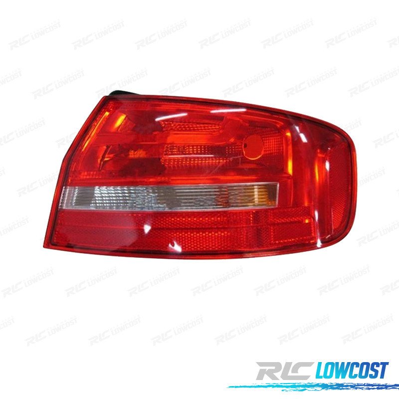 Piloto DCH AUDI A4 Sedán 12-15 Blanco ROJO